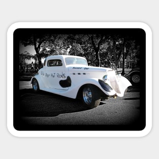 3 window '34 Ford Sticker